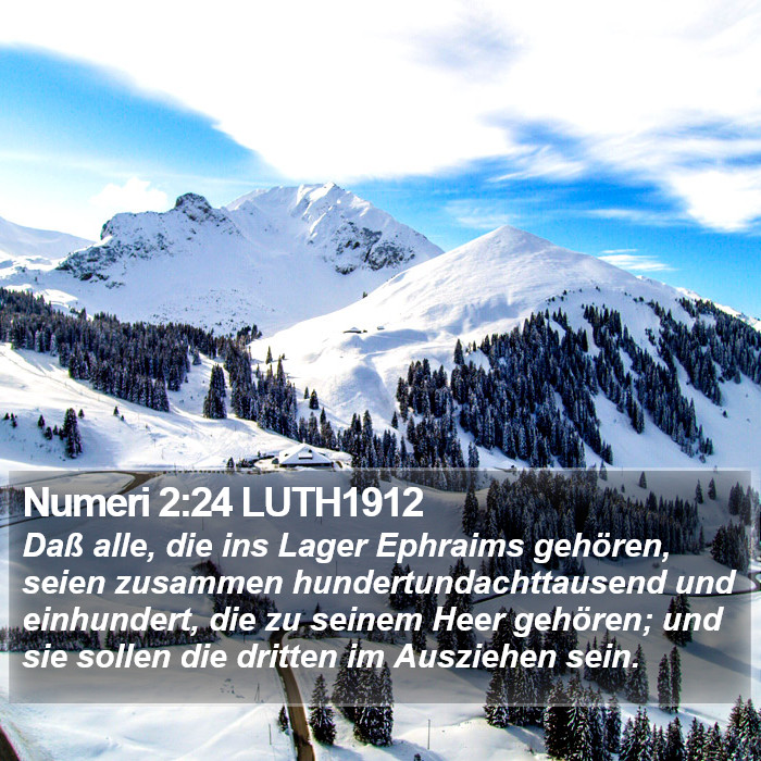 Numeri 2:24 LUTH1912 Bible Study