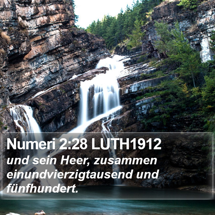 Numeri 2:28 LUTH1912 Bible Study