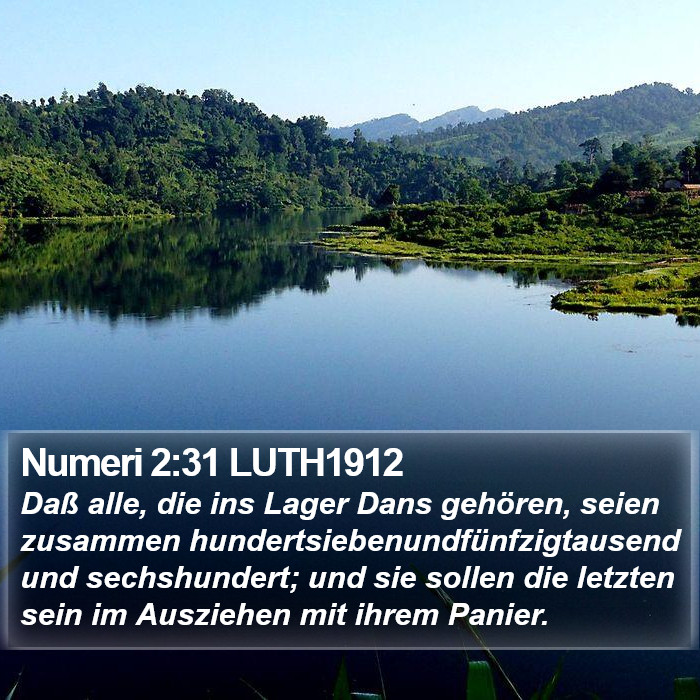 Numeri 2:31 LUTH1912 Bible Study