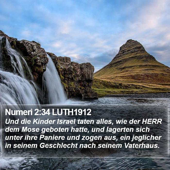 Numeri 2:34 LUTH1912 Bible Study