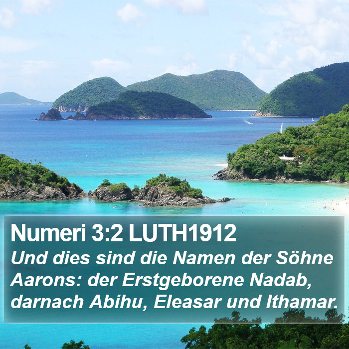 Numeri 3:2 LUTH1912 Bible Study