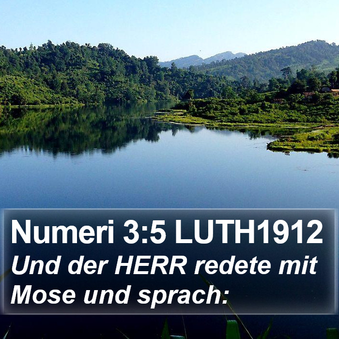 Numeri 3:5 LUTH1912 Bible Study
