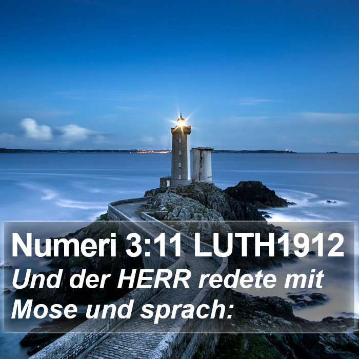 Numeri 3:11 LUTH1912 Bible Study