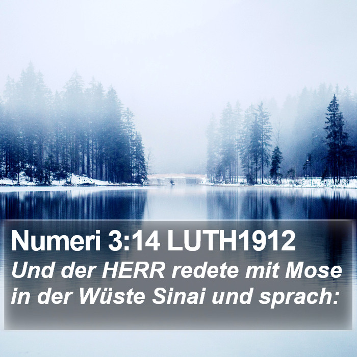 Numeri 3:14 LUTH1912 Bible Study