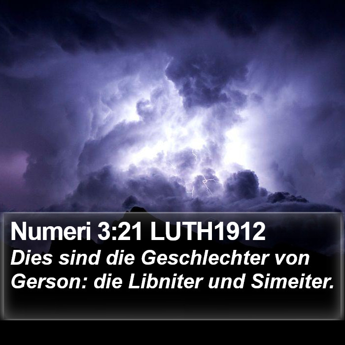 Numeri 3:21 LUTH1912 Bible Study