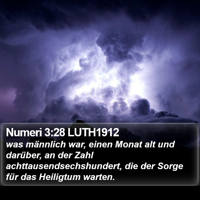 Numeri 3:28 LUTH1912 Bible Study