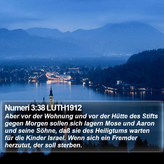 Numeri 3:38 LUTH1912 Bible Study