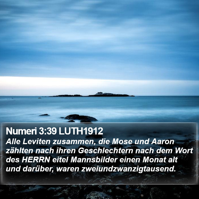 Numeri 3:39 LUTH1912 Bible Study