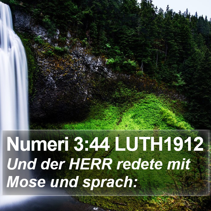 Numeri 3:44 LUTH1912 Bible Study