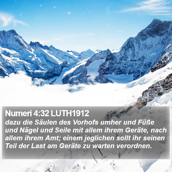 Numeri 4:32 LUTH1912 Bible Study