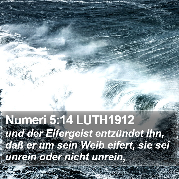 Numeri 5:14 LUTH1912 Bible Study