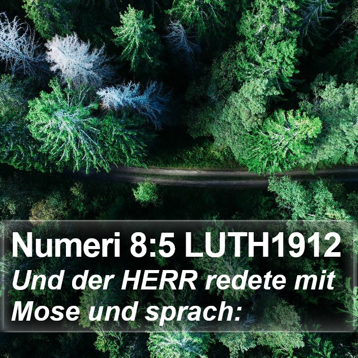 Numeri 8:5 LUTH1912 Bible Study