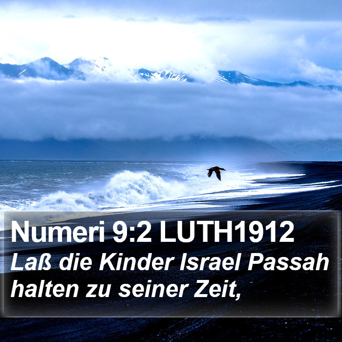 Numeri 9:2 LUTH1912 Bible Study