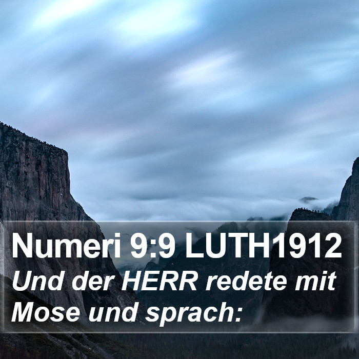 Numeri 9:9 LUTH1912 Bible Study