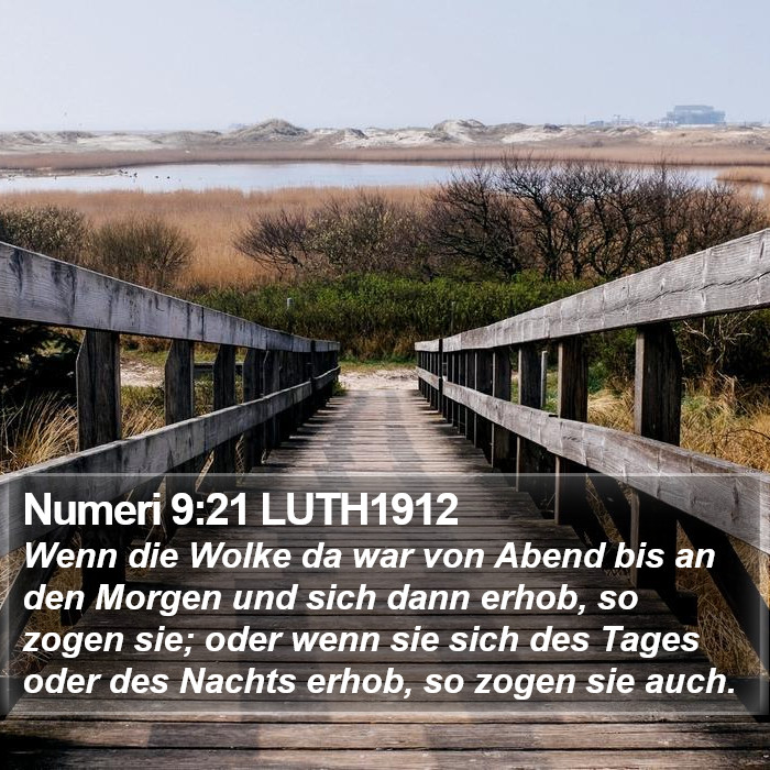 Numeri 9:21 LUTH1912 Bible Study