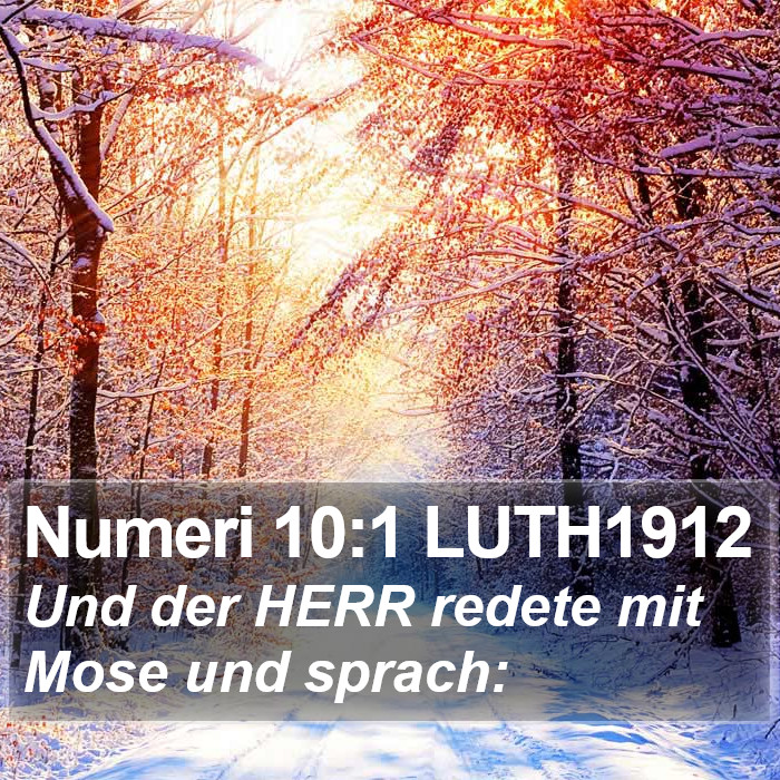 Numeri 10:1 LUTH1912 Bible Study