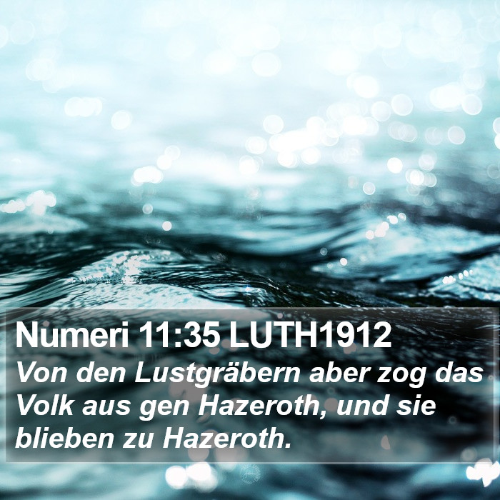 Numeri 11:35 LUTH1912 Bible Study