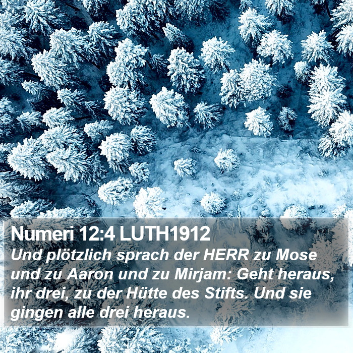 Numeri 12:4 LUTH1912 Bible Study