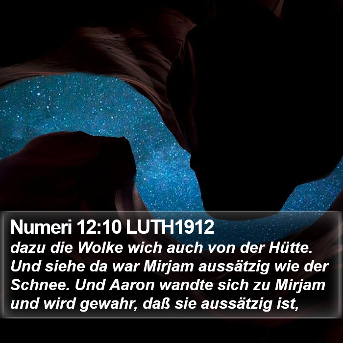 Numeri 12:10 LUTH1912 Bible Study