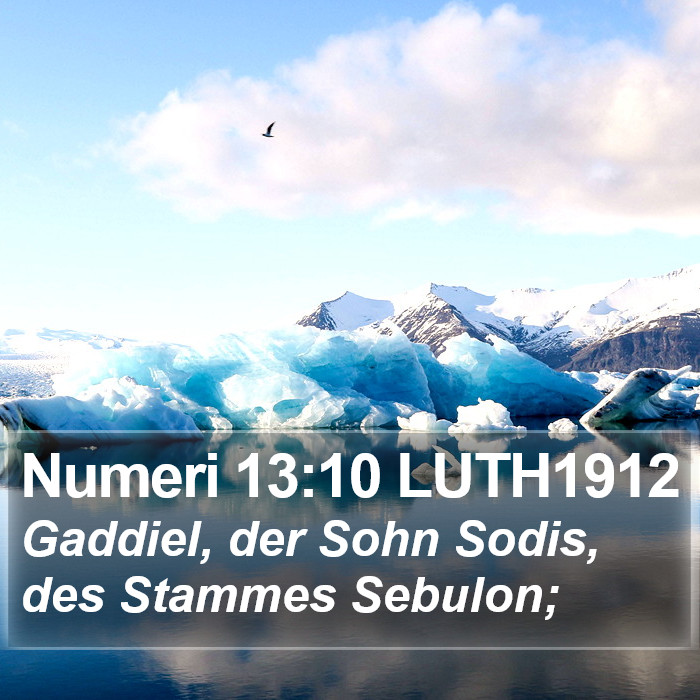 Numeri 13:10 LUTH1912 Bible Study
