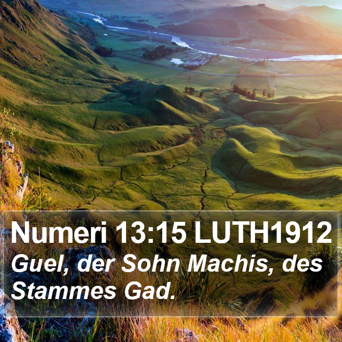 Numeri 13:15 LUTH1912 Bible Study