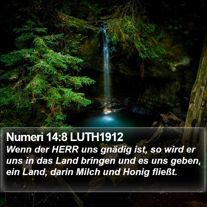 Numeri 14:8 LUTH1912 Bible Study