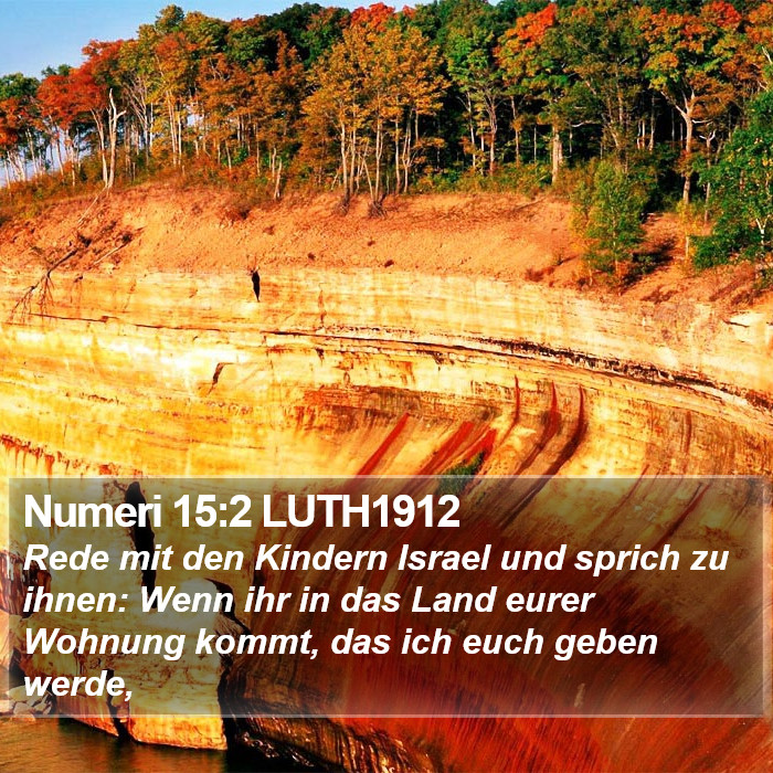 Numeri 15:2 LUTH1912 Bible Study
