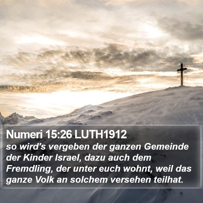 Numeri 15:26 LUTH1912 Bible Study