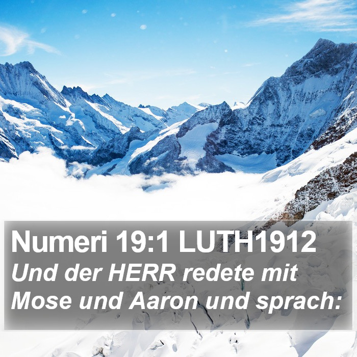 Numeri 19:1 LUTH1912 Bible Study