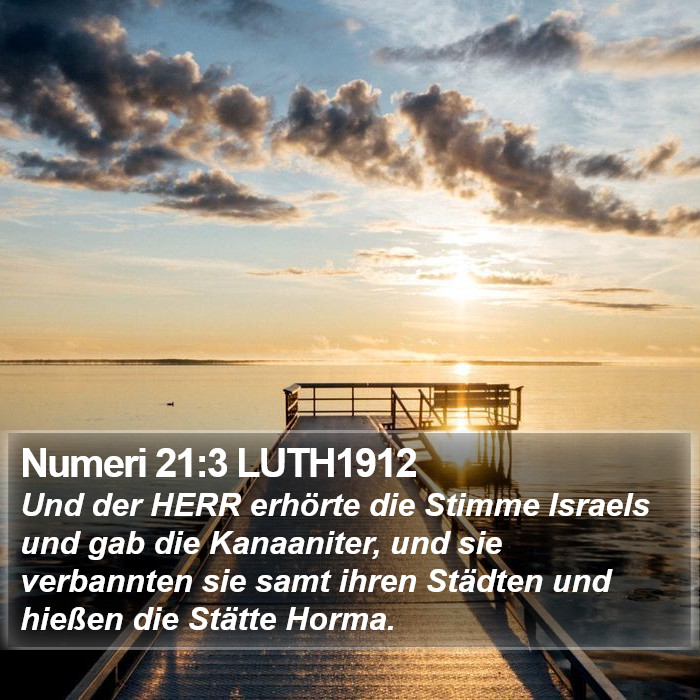 Numeri 21:3 LUTH1912 Bible Study