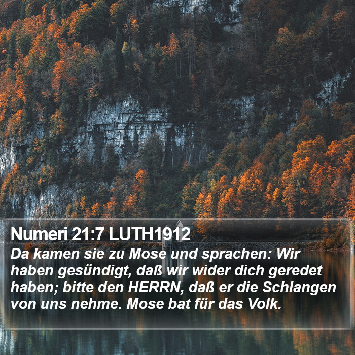 Numeri 21:7 LUTH1912 Bible Study