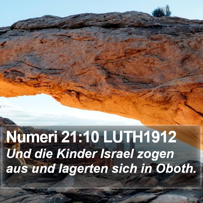 Numeri 21:10 LUTH1912 Bible Study