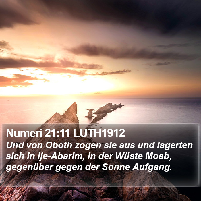 Numeri 21:11 LUTH1912 Bible Study