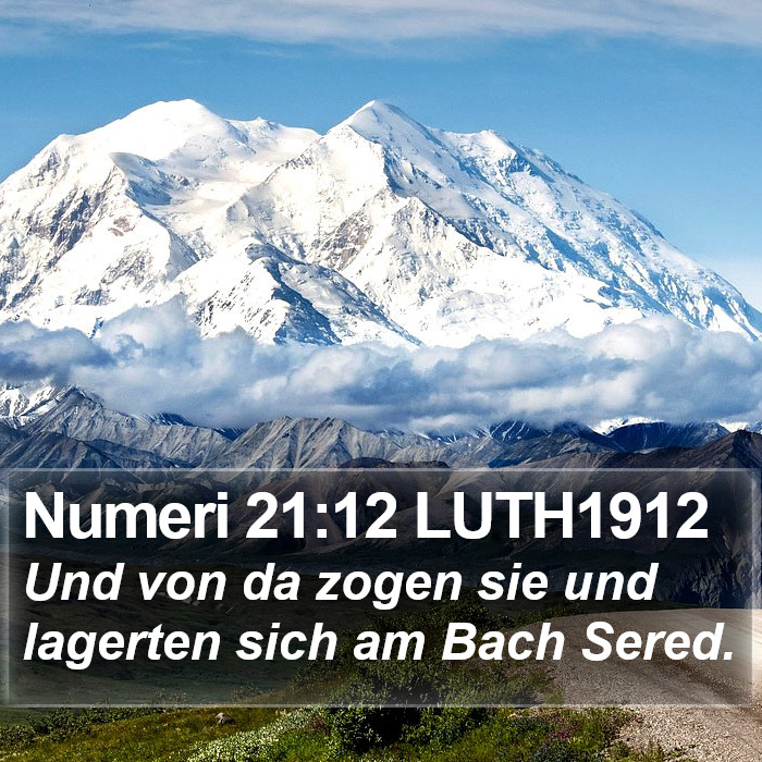 Numeri 21:12 LUTH1912 Bible Study