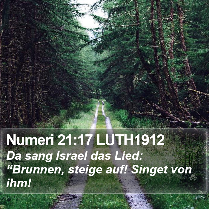 Numeri 21:17 LUTH1912 Bible Study