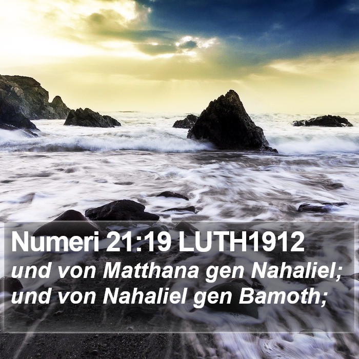Numeri 21:19 LUTH1912 Bible Study