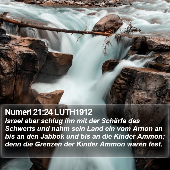 Numeri 21:24 LUTH1912 Bible Study