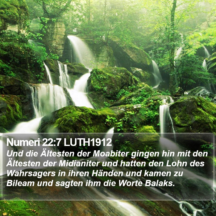 Numeri 22:7 LUTH1912 Bible Study