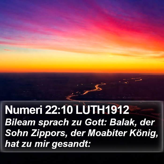 Numeri 22:10 LUTH1912 Bible Study