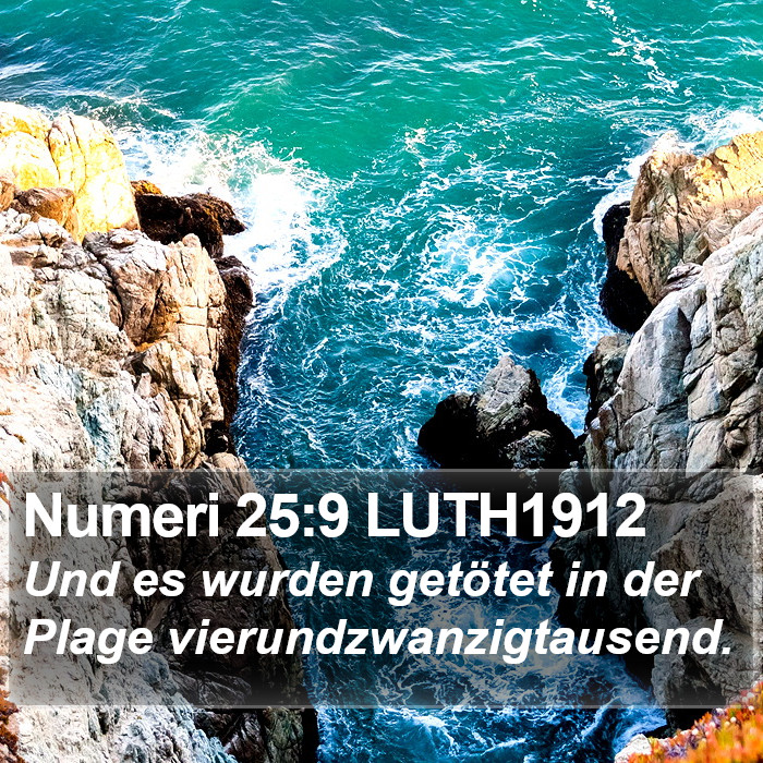 Numeri 25:9 LUTH1912 Bible Study