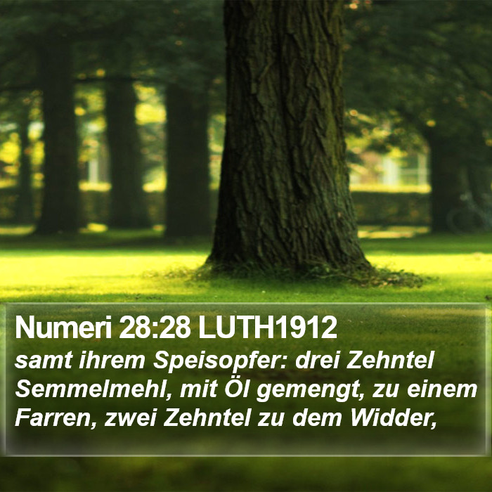 Numeri 28:28 LUTH1912 Bible Study