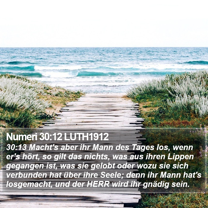 Numeri 30:12 LUTH1912 Bible Study