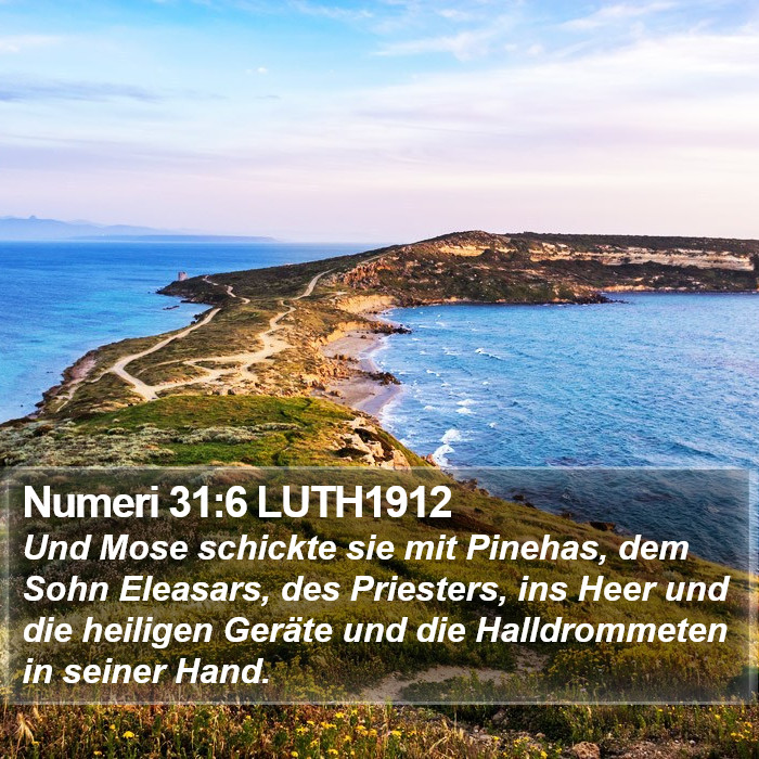 Numeri 31:6 LUTH1912 Bible Study
