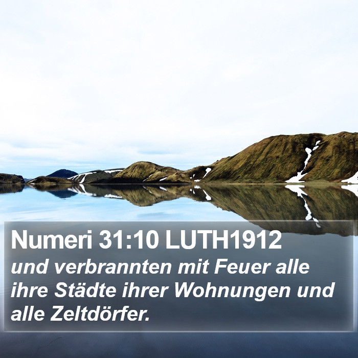 Numeri 31:10 LUTH1912 Bible Study