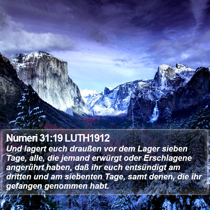 Numeri 31:19 LUTH1912 Bible Study