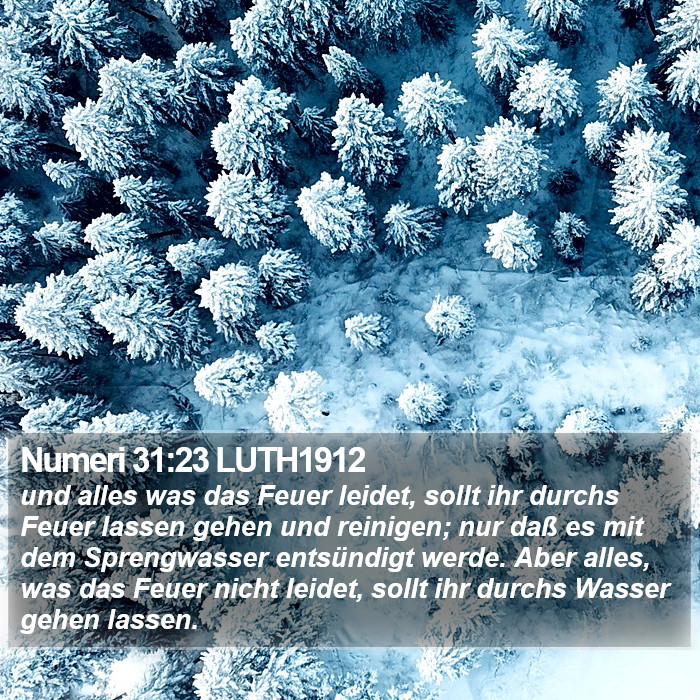 Numeri 31:23 LUTH1912 Bible Study