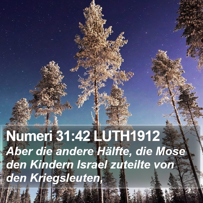 Numeri 31:42 LUTH1912 Bible Study