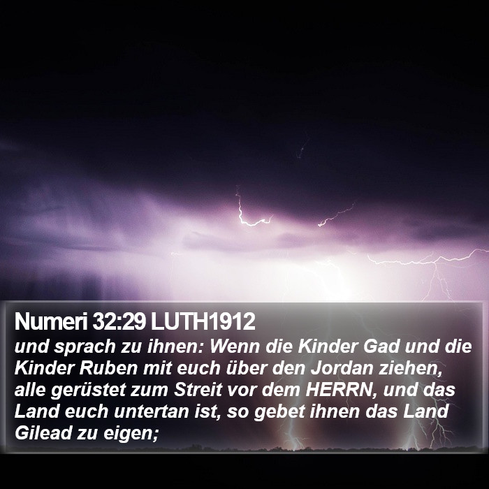 Numeri 32:29 LUTH1912 Bible Study