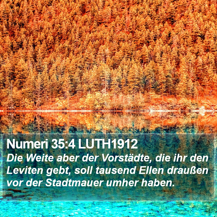 Numeri 35:4 LUTH1912 Bible Study