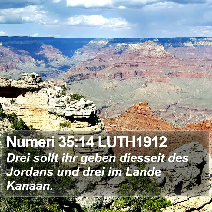 Numeri 35:14 LUTH1912 Bible Study